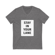 Load image into Gallery viewer, Unisex Jersey Short Sleeve V-Neck Tee