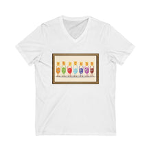 Load image into Gallery viewer, Unisex Jersey Short Sleeve V-Neck Tee