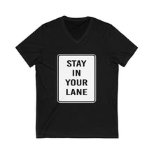 Load image into Gallery viewer, Unisex Jersey Short Sleeve V-Neck Tee