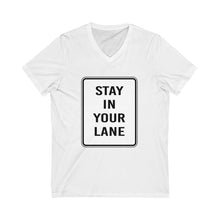 Load image into Gallery viewer, Unisex Jersey Short Sleeve V-Neck Tee