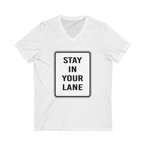 Unisex Jersey Short Sleeve V-Neck Tee