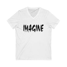 Load image into Gallery viewer, Unisex Jersey Short Sleeve V-Neck Tee