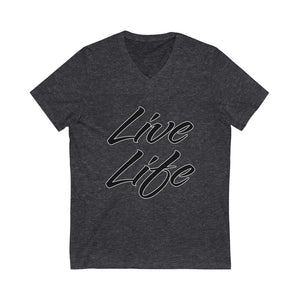 Unisex Jersey Short Sleeve V-Neck Tee