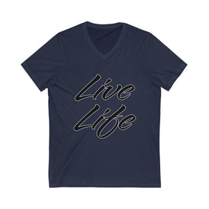 Unisex Jersey Short Sleeve V-Neck Tee