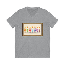 Load image into Gallery viewer, Unisex Jersey Short Sleeve V-Neck Tee