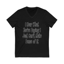 Load image into Gallery viewer, Unisex Jersey Short Sleeve V-Neck Tee